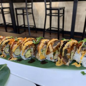 Yoshi Sushi - Dancing Dragon Roll - Japanese Near Me - Milpitas, California Yoshi Sushi - Dancing Dragon Roll - Japanese Near Me - Milpitas, California