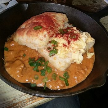 Standard Hall - Cheddar Biscuit and Chorizo Gravy $9 I had them scramble the eggs. They come sunnyside-up. - Bars Near Me - Columbus, Ohio Standard Hall - Cheddar Biscuit and Chorizo Gravy $9 I had them scramble the eggs. They come sunnyside-up. - Bars Near Me - Columbus, Ohio