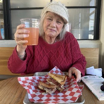 Sammy’s - Me, my sandwich and fresh strawberry limeade. Simply yummy - Coffee & Tea Near Me - Atlanta, Georgia