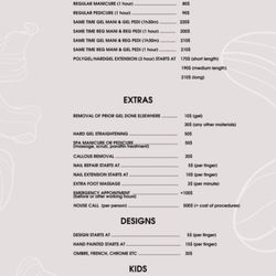LS Nails - Our prices