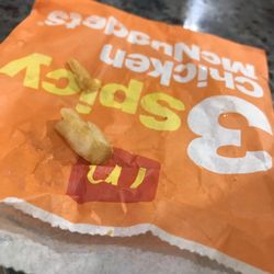 McDonald's - There was hair in my fry! I'm at very MAD