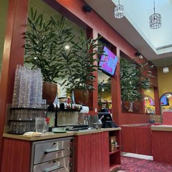 Ixtapa Mexican Restaurant - Soda fountain and chips station