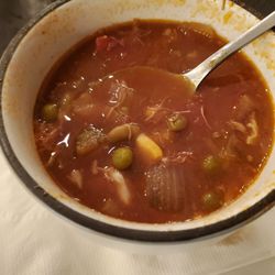Iamps at Jennings Cafe - Maryland Crab Soup - not bad