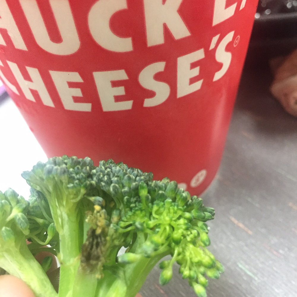 Chuck E. Cheese - Be careful when you are eating salad! - Pizza Near Me - Norwalk, California