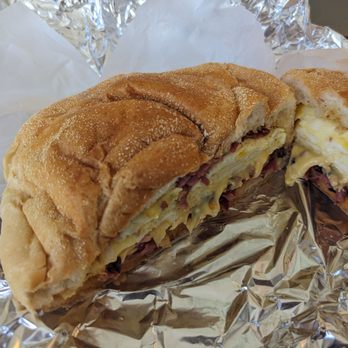 NINO'S COFFEE & GRILL - Pastrami, egg, and cheese with hot sauce. - Coffee & Tea Near Me - New York, New York NINO'S COFFEE & GRILL - Pastrami, egg, and cheese with hot sauce. - Coffee & Tea Near Me - New York, New York