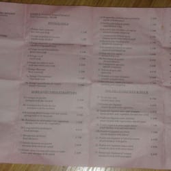 Ville Fu Bao - Menu