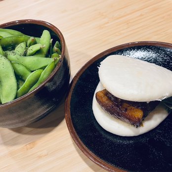 Kyuramen - Eagan - Edamame + Steam bun - Ramen Near Me - Eagan, Minnesota