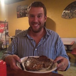 Adam's Angler Reef - The steak dinner was amazing! It was huge and cooked to perfect medium rare. The salad was also delicious.