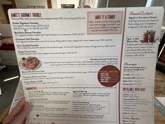 Menu photo 7 Egg Harbor Cafe Chicago, IL