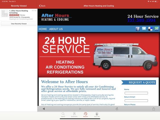 After Hours Heating And Air 2025