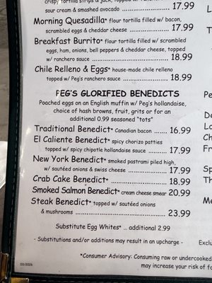 Menu photo 4 Peg's Glorified Ham n Eggs Henderson, NV Menu photo 4 Peg's Glorified Ham n Eggs Henderson, NV