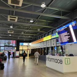 Autobusové nádraží Florenc - Arrivals/departures