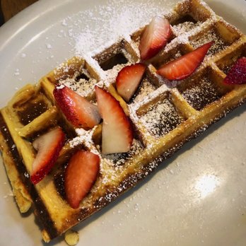 The Peach Cafe - hickory maple waffle - New American Near Me - Monrovia, California The Peach Cafe - hickory maple waffle - New American Near Me - Monrovia, California