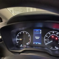Avis Car Rental - Maintenance required warning