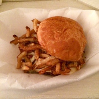 Frita Batidos - Black bean burger! - Cuban Near Me - Ann Arbor, Michigan