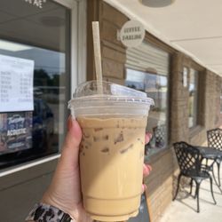 Lavender vanilla Oatmilk latte