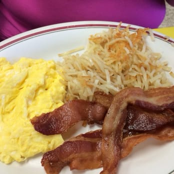Triangle Waffle - Scrambled eggs, bacon and hash browns. - Diners Near Me - Dunn, North Carolina