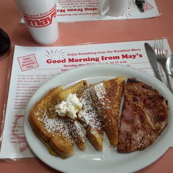 Mays Drive In - French toast w/ham special. - Food Stands Near Me - Milton, Pennsylvania Mays Drive In - French toast w/ham special. - Food Stands Near Me - Milton, Pennsylvania