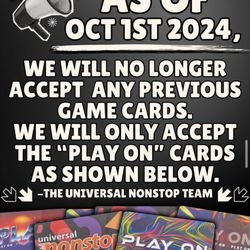 Universal Nonstop - Nonstop no longer has access to see how much money you have on previous cards.