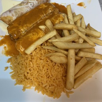 Tenango's Mexican Restaurant - ENCHILADAS DE CARNE - with fries no beans. - Mexican Near Me - Chesnee, South Carolina Tenango's Mexican Restaurant - ENCHILADAS DE CARNE - with fries no beans. - Mexican Near Me - Chesnee, South Carolina