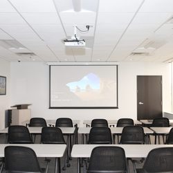 Barney Miller's - Modern and efficient training room - the appropriate technology allows for easy and effective communication and training for multiple employ