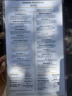 Menu photo 1 Harbor Breakfast San Diego, CA Menu photo 1 Harbor Breakfast San Diego, CA