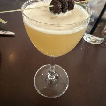 Portico - fire in the hive cocktail - my favorite! spicy yet fruity. - Italian Near Me - Henrico, Virginia