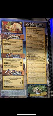Menu photo 1 Mariscos La Costa Mexican Seafood Grill Chico, CA Menu photo 1 Mariscos La Costa Mexican Seafood Grill Chico, CA