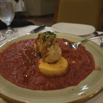 La Strada - GRILLED SWORDFISH* 41.95 Polenta Cake - Puttanesca Sauce - Italian Near Me - Reno, Nevada