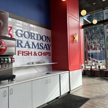 Gordon Ramsay Fish & Chips - Drinks fountain - Fish & Chips Near Me - Washington, DC, District of Columbia Gordon Ramsay Fish & Chips - Drinks fountain - Fish & Chips Near Me - Washington, DC, District of Columbia
