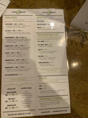 Menu photo 2 Leaf & Bean Rochester, NY