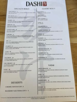 Menu photo 6 DASHI San Diego, CA