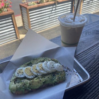 Spectra Coffee - Avocado Toast and Honey Lavender Latte - Coffee & Tea Near Me - San Jose, California