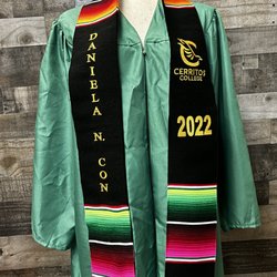 Baby Twin Custom Design - Custom Embroidery we did for a client for a graduation sash. We digitize any logo and can put on any shirt or item you'd like