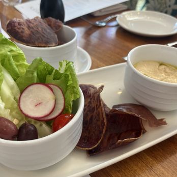 Merriman's Honolulu - Edamame hummus--nice smoky flavor - Hawaiian Near Me - Honolulu, Hawaii