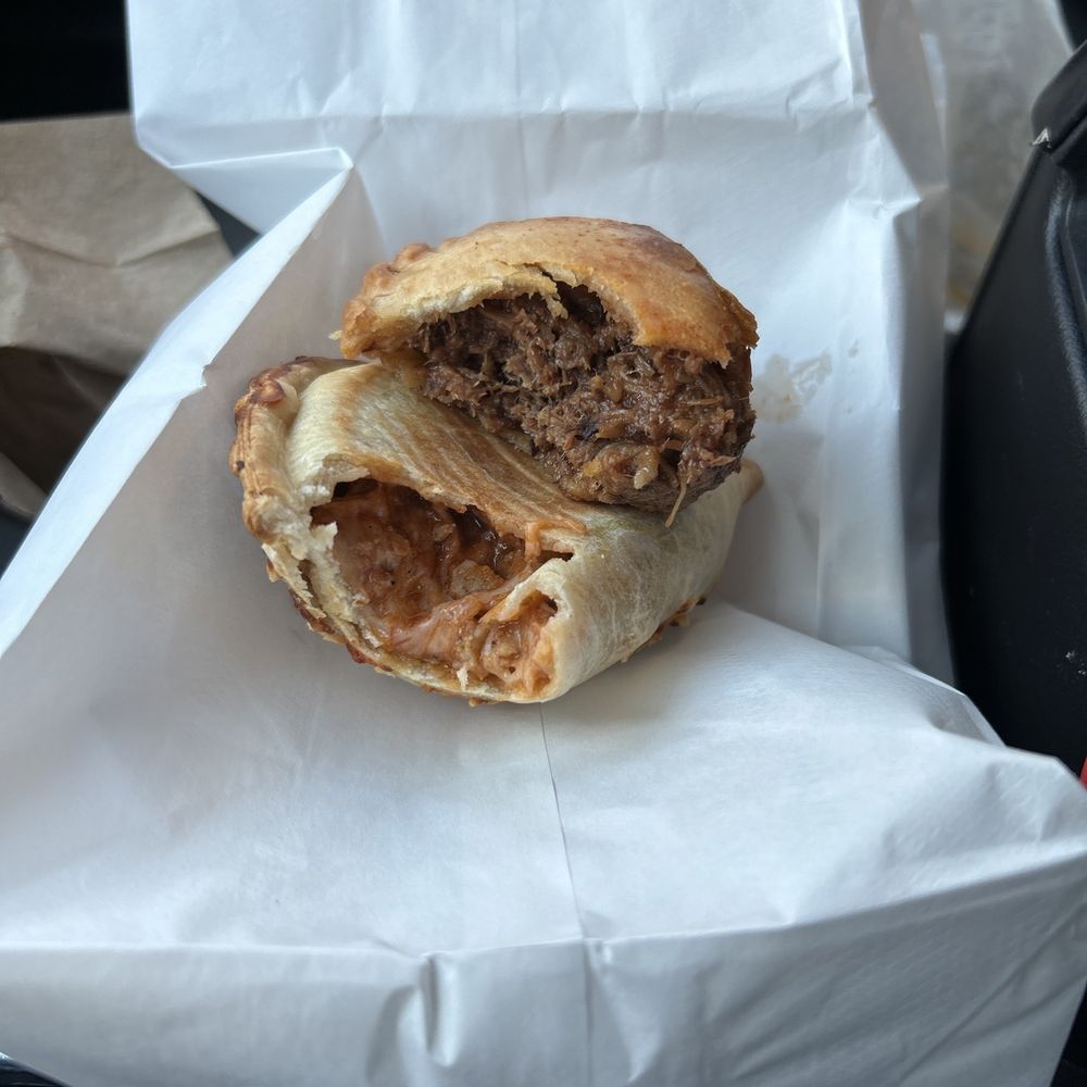 Ana’s Killer Empanadas - Meatball Parmesan Empanada Southern-Style BBQ Brisket - Latin American Near Me - West Palm Beach, Florida