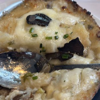 Del Frisco's Double Eagle Steakhouse - Double baked potato with truffle - New American Near Me - Plano, Texas Del Frisco's Double Eagle Steakhouse - Double baked potato with truffle - New American Near Me - Plano, Texas