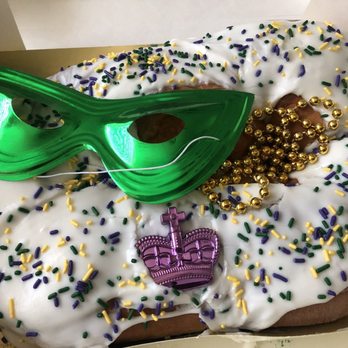 Delicious Donuts & Bakery - Cream cheese king cake - Donuts Near Me - Lake Charles, Louisiana