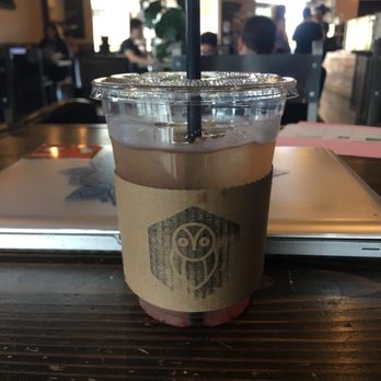 Canabru Coffee - Thanks for proving a cardboard holder to prevent a wet table surface when the drink is cooling down! - Coffee & Tea Near Me - Chino, California Canabru Coffee - Thanks for proving a cardboard holder to prevent a wet table surface when the drink is cooling down! - Coffee & Tea Near Me - Chino, California