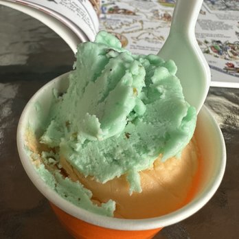Big Dipper Ice Cream - Vegan pistachio and vegan creamsicle. - Ice Cream & Frozen Yogurt Near Me - Laramie, Wyoming
