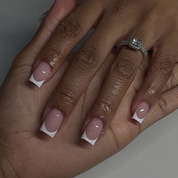 Tipsy Nails & Spa - The simple set I asked for - Nail Salons Near Me - Missouri City, Texas