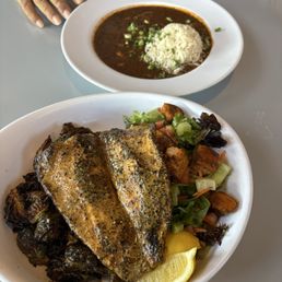 Blackened Fish Platter