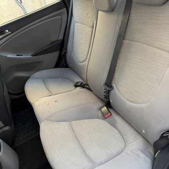 Fred's Car Wash - back seat - Car Wash Near Me - Los Angeles, California