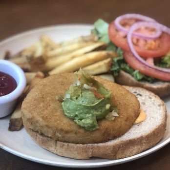 Veggie Grill by Next Level - Santa Fe Crispy Chicken Sandwich - Vegan Near Me - Long Beach, California