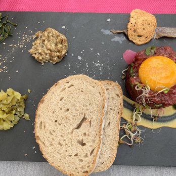 No.7 Restaurant - Amazing dish... beef tartar - befsztyk Tatarski 37 PZ - Polish Near Me - Kraków, Massachusetts
