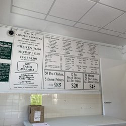 White Fence Farm - Carry out menu