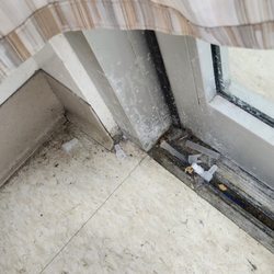 Vista Medical Center East - Needless caps and dirt. Walls had fluids spilled on them