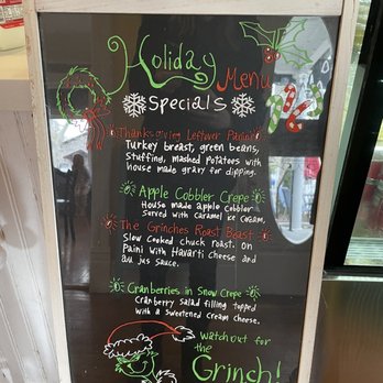 Caffe Torino - Special holiday menu - Cafes Near Me - Farmington, Utah