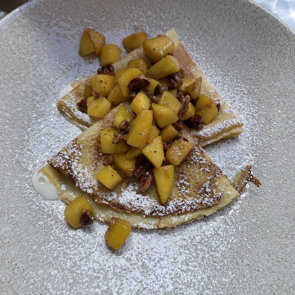 Cadre Restaurant - Sweet crepes (door county peaches) - French Near Me - Madison, Wisconsin Cadre Restaurant - Sweet crepes (door county peaches) - French Near Me - Madison, Wisconsin