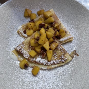 Cadre Restaurant - Sweet crepes (door county peaches) - French Near Me - Madison, Wisconsin